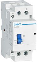 Контактор модульный CHINT NCH8-25M/20 2п 2НО 25А 24В с ручкой управления АС картинка